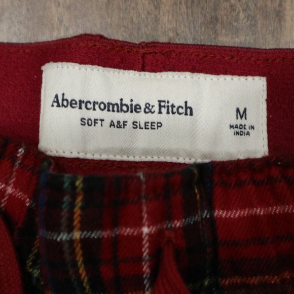 NWT Plaid Abercrombie Sleep Pajama Bottoms Medium - Picture 4 of 6